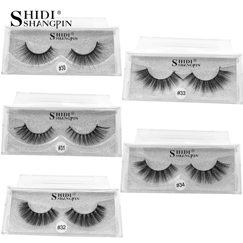 

New 1 pair False Mink Eyelashes Long Natural Fake Eyelashes Soft Makeup Eye Lashes 3D Mink Lashes Eyelash Extension Faux Cils