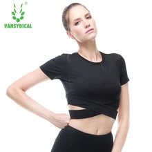 Женский топ для йоги, женские рубашки для йоги, рубашки с коротким рукавом для спортзала, одежда для фитнеса, женские спортивные топы, женские спортивные рубашки