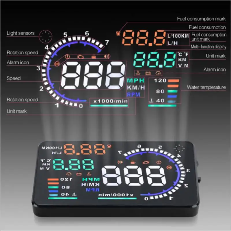  Auto HUD Head-Up Display 55 
