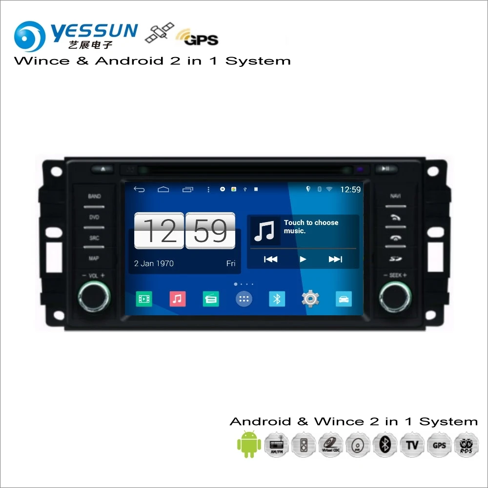 Clearance YESSUN For Chrysler Voyager /200 2008~2013 Car Android Multimedia Radio CD DVD Player GPS Navi Map Navigation Audio Video Stereo 2