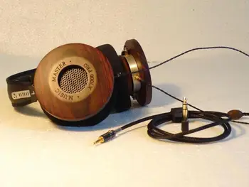 

DIY 53MM driver Red sandalwood Fever headphones 300ohms/600ohms 550g