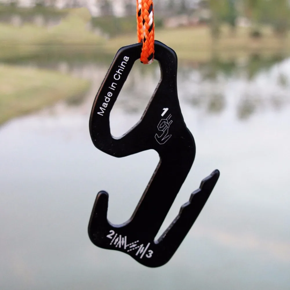 

1PC Portable Tent Rope Buckle Puller 9 Shape Rope Tightener Canopy Tent Rope Stopper Outdoor Camping Cord Fixing Tool Big Small