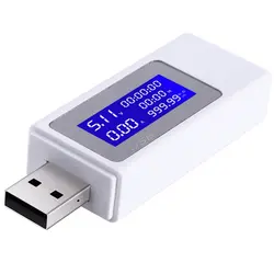 Для Kws-1705A мини Usb тестер тока Напряжение цифровой детектор Usb зарядки для мобильных устройств Зарядное устройство тестер метр ЖК-дисплей