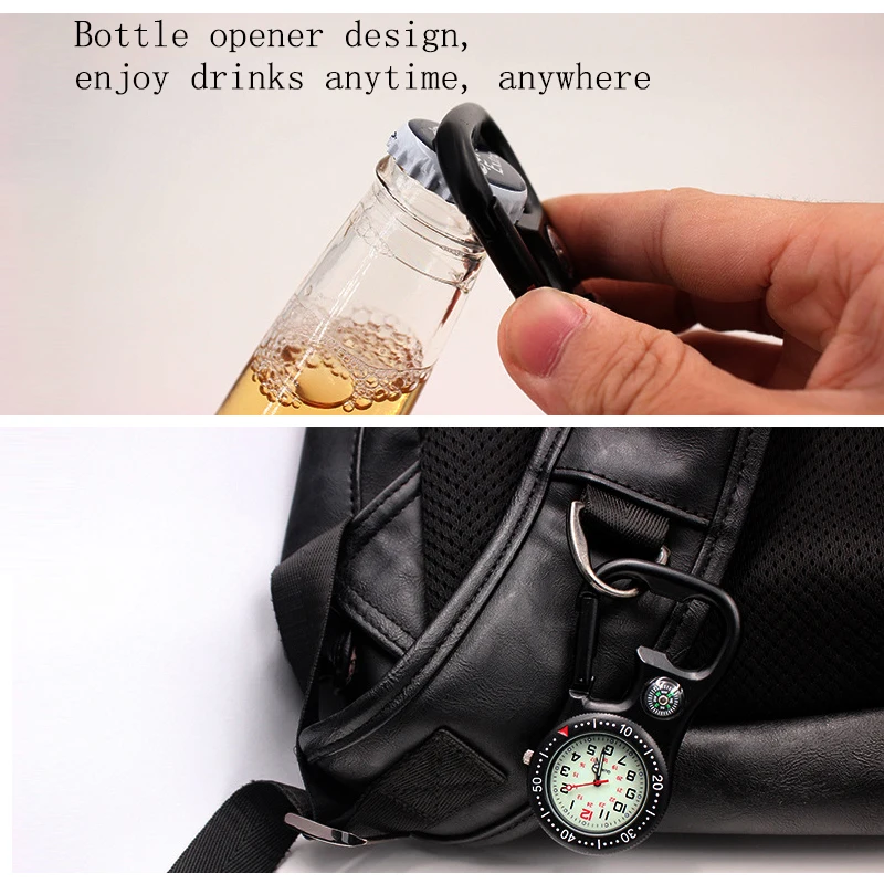 Multifunctional Carabiner Pocket Watch (3)