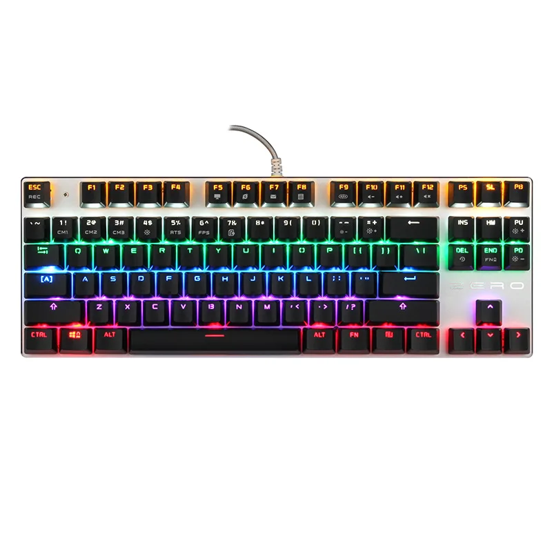 

LOIOG 2017 NEW K87S USB Wired Mechanical Keyboard Blue Switches Gamer Keyboard with RGB Backlight 87 Keys for PC Computer Gaming