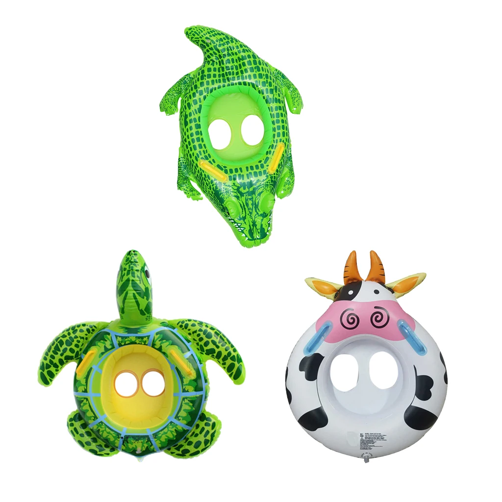 Kids Swimming Ring Inflatable Floats Pool Toy Outdoor Inner  PVC Swim Ring Uitable For Children Age 1 Years-5 Years Old Baby