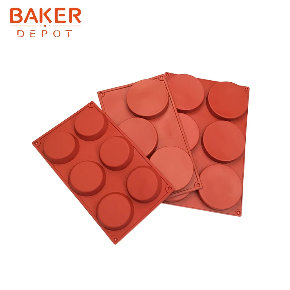 BAKER DEPOT, силиконовая форма для выпечки кондитерских изделий, силиконовая форма для выпечки торта, круглая форма для желе, пудинга, льда, мыла, торта, инструмент для украшения