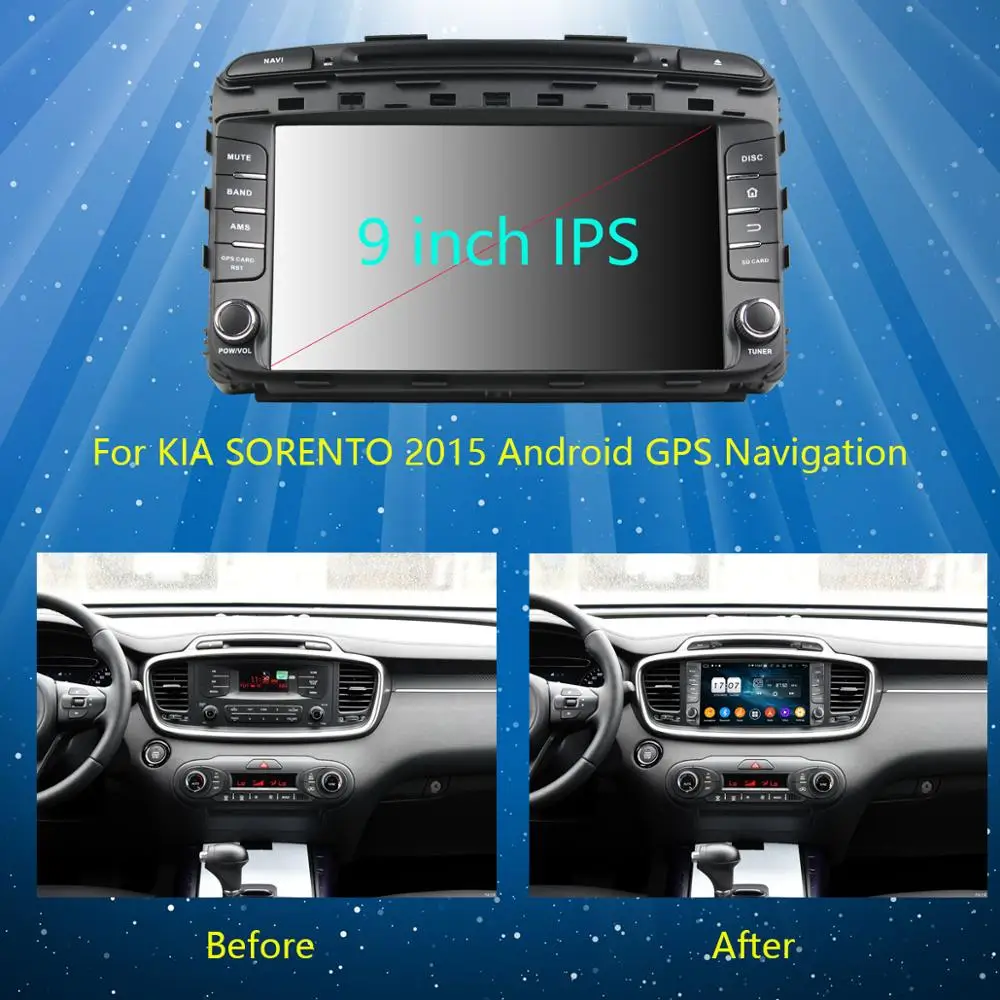 " ips 1920*1080 8 Core 4G ram+ 64G rom Android 9,0 автомобильный dvd-плеер для Kia Sorento DSP радио gps Parrot BT Adas