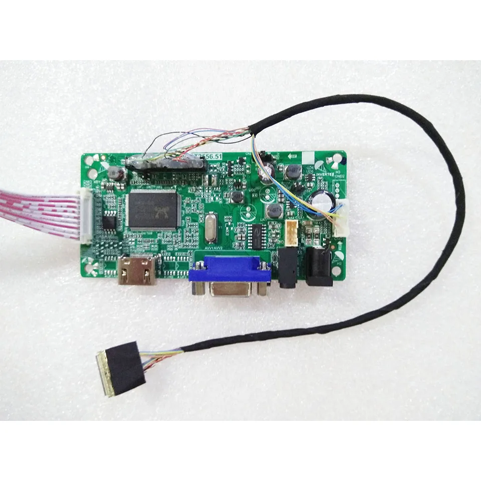 Плата драйвера ЖК-контроллера VGA HDMI ЖК-дисплей комплект LVDS сделай сам для