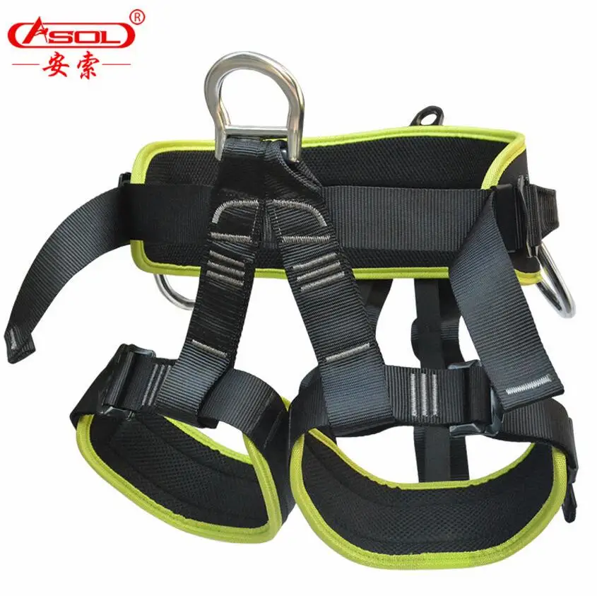 ASOL Half Body Rock Climbing Safety Belts Hiking Camping belt