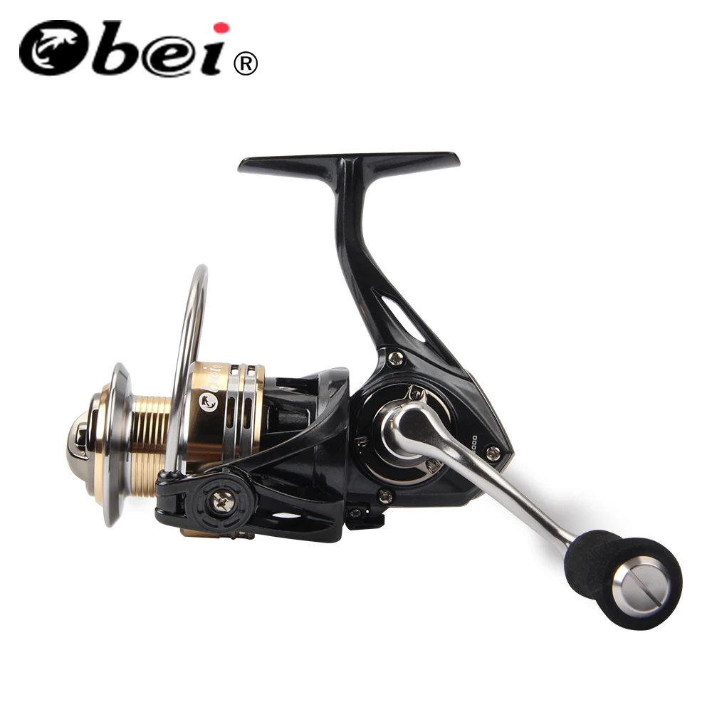 Катушка для спиннинга OBEI SR2000 7 + 1BB шариков с подшипником металлическая катушка 2000