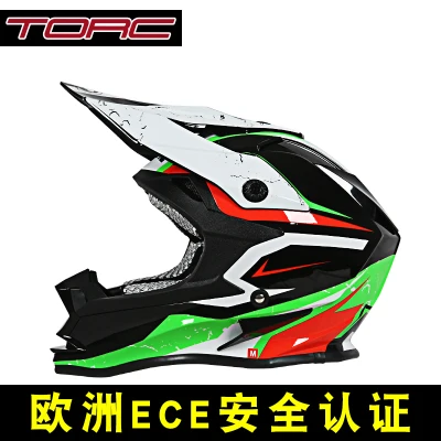 1 шт. TORC T32 внедорожный мотоцикл мото байк Кроссовый гоночный Кроссовый дышащий мотоциклетный шлем - Цвет: white green