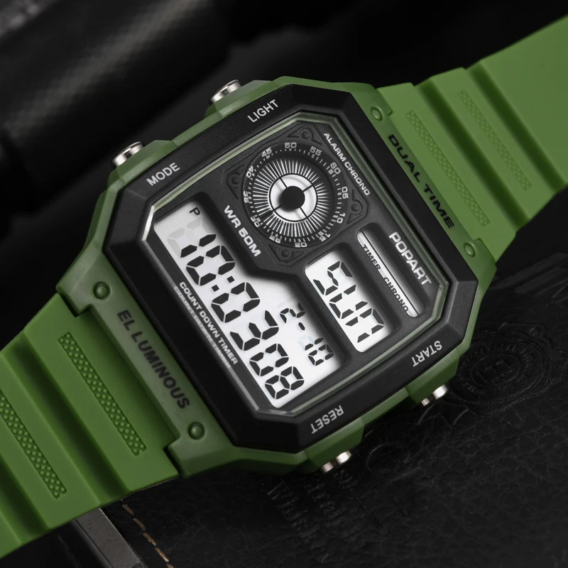 POPART LED Digital Watch Men Waterproof Sport Clock Men's Wristwatches Fashion Male Watches Mens Luxury Brand Relogio Masculino POPART LED Digital Watch Men Waterproof Sport Clock Men's Wristwatches Fashion Male Watches Mens Luxury Brand Relogio Masculino