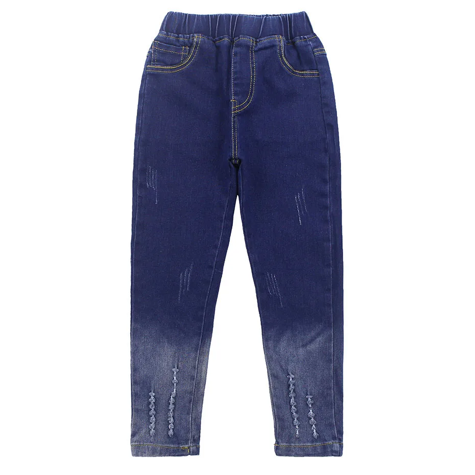 Джинсы для девочек, джинсовые штаны, обтягивающие детские джинсы для девочек, леггинсы, весенние детские джинсы, одежда для девочек-подростков 6, 8, 10, 12, 13, 14 лет - Цвет: As picture