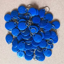 50 шт./лот EM ID брелки RFID бирка брелок карта 125 кГц Бесконтактный маркер контроль доступа посещаемость EM4100 TK4100