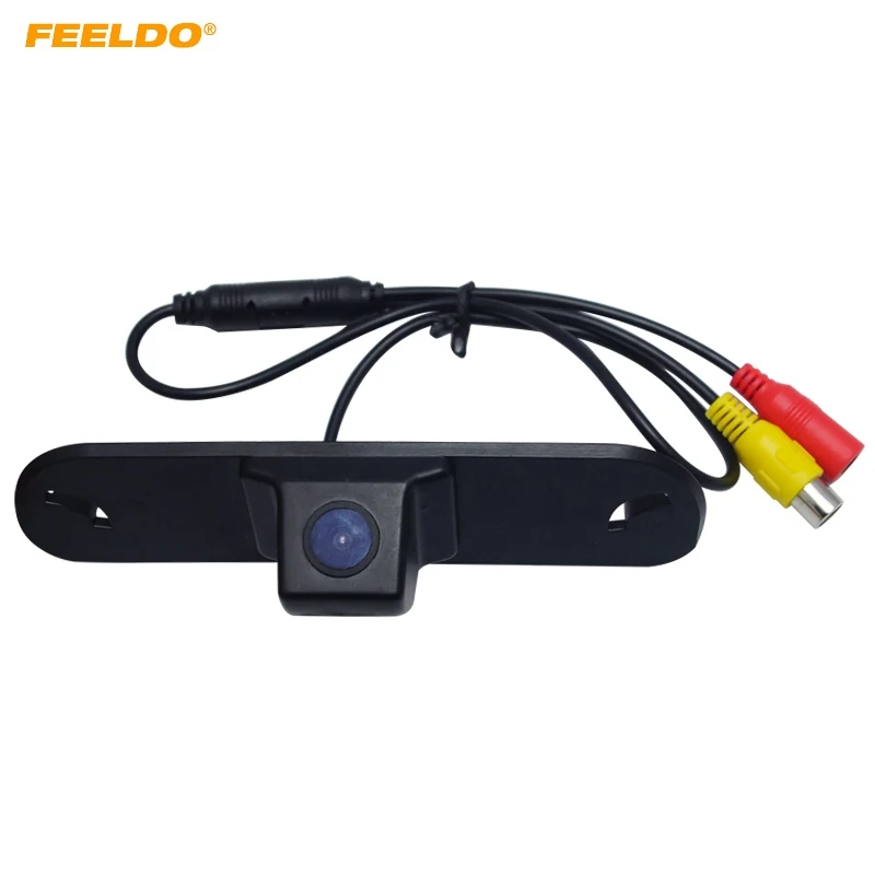 FEELDO 1Set Auto Backup Rear View Car Camera For Honda Civic Install in License Plate Lamp Hole