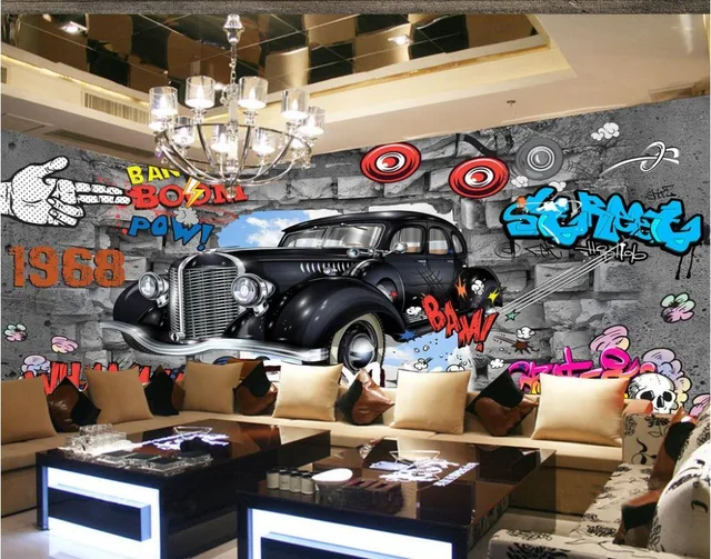 3d angepasst tapete kundenspezifische 3d tapete Retro alten