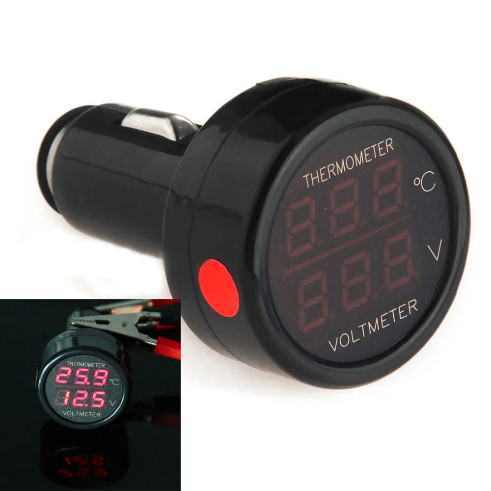 Buy Good Quality Voltage Meter Red LED DC 8 40V Car
