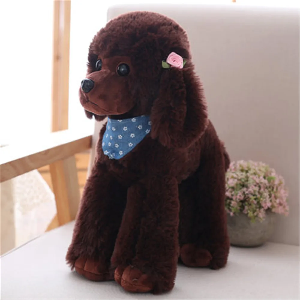 Fancytrader Pop Plush Anime Poodle Toys Kids Gift Soft Stuffed Cuddly Animals Dogs Doll 40cm 16inch1