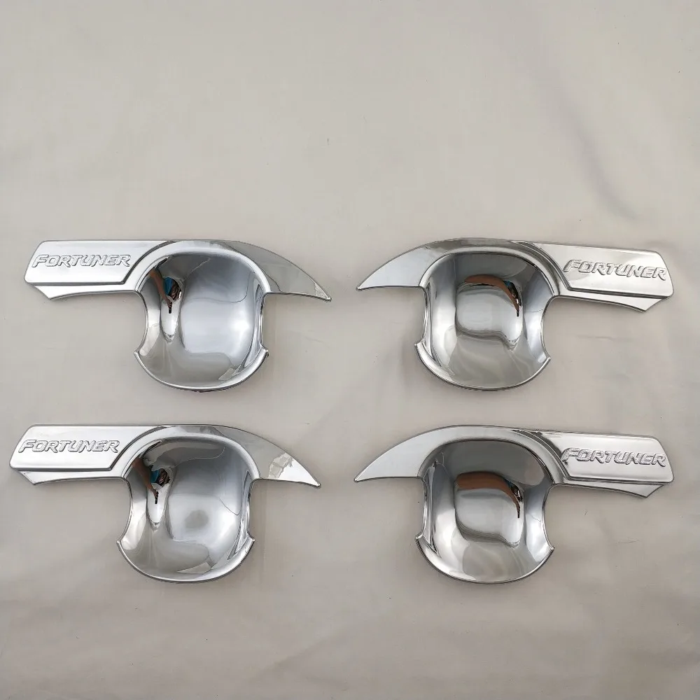 

For Toyota Fortuner 2011 2012 2013 2014 of car door handle bowl cover ABS Chrome Accessories Stickers Car Styling