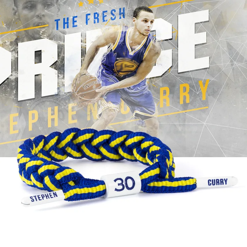 /Buy 2 Get 1 Free/ 1Pieces Basketball Weave Bracelets For Men Lover's Curry Kobe Harden James Adjustable In Length Wristband