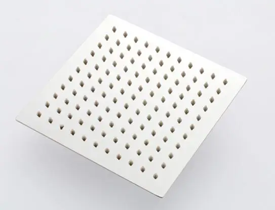 

8 inches square chrome plated stainless steel shower head