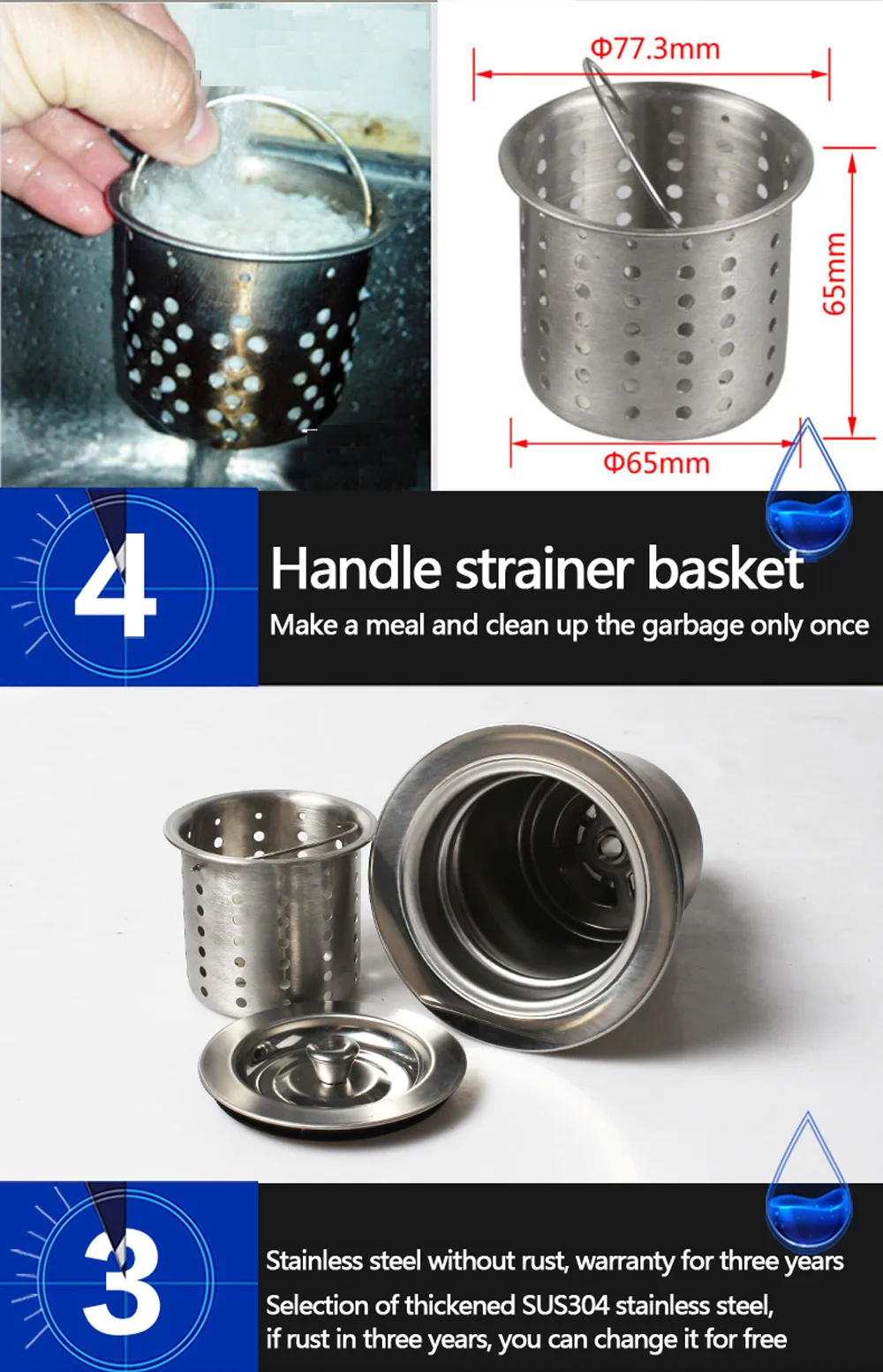 drenos e filtros para cozinha