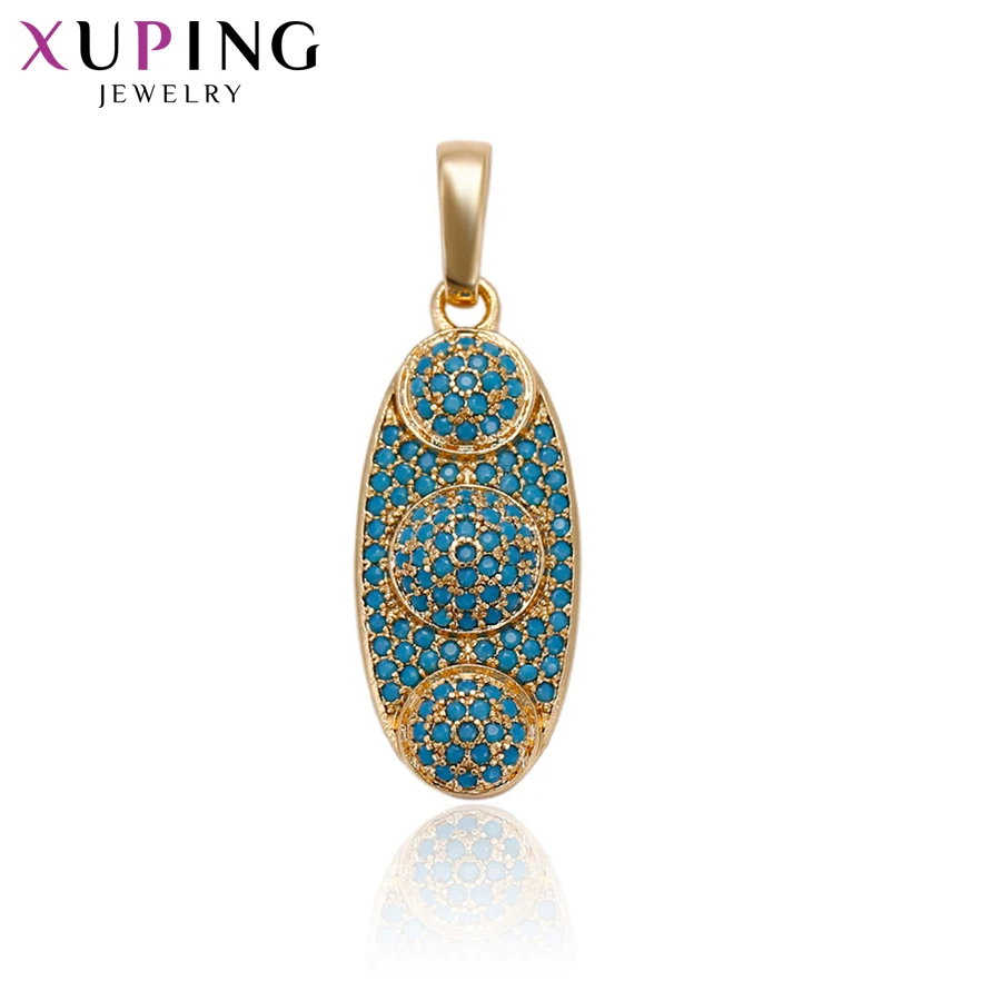 

Xuping Fashion Noble Necklace Pendant with Synthetic Cubic Zirconia for Women Thanksgiving Jewelry Gifts S72,1-33083