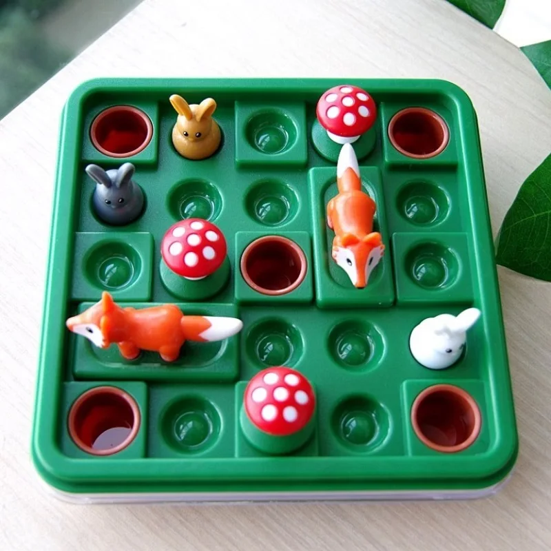 

Funny Rabbit and fox early education educational toys logic space thinking Reasoning Family Party Game