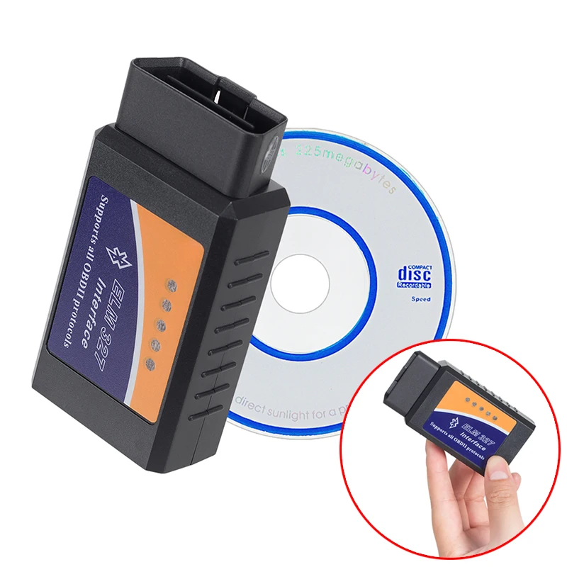 Topnavi ELM327 v1.5 Interface Bluetooth OBD2 Auto Scanner Tool Adapter
