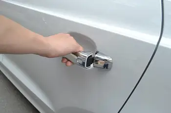 

ABS chrome Smart Key Side door handle cover trim 8pcs for Audi Q5 2008-2015