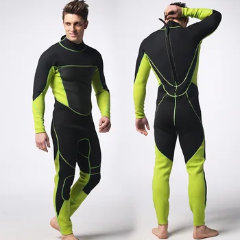 

MYLEDI Man Neoprene 3mm one-piece Wetsuit Long Sleeve waterproof warm Keeping Swinwear surfing Scuba Spearfishing diving suit