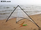 freeshipping high quality blackjazz stunt kite rolling dancing power kites flying Polyester ripstop kitesurf outdoor toys hcx