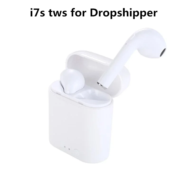 Wireless Headset Bluetooth Earpieces i7S Tws Earbuds Twins Earphone With Charging box Earphones For iPhone Support Dropping