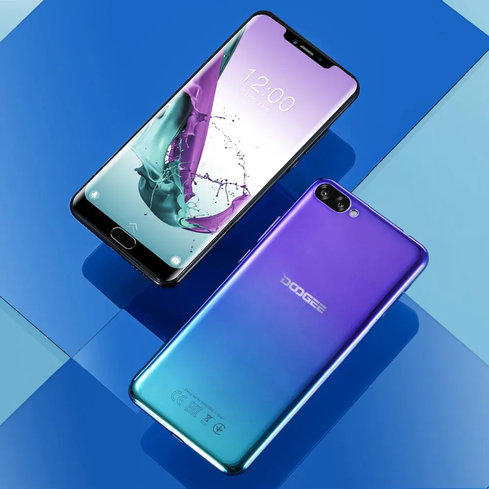 DOOGEE Y7 плюс 6 18 '񟞨*2246 Экран Android 8 1 смартфон MTK6757 Восьмиядерный ГБ 64 GB мобильный