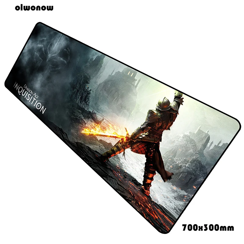 Dragon age коврик для мыши 700x300x3 мм Подарок Компьютерный коврик для мыши геймер геймпад пк игровой коврик для мыши на день рождения офисный коврик для мыши - Цвет: Size 700x300x3mm