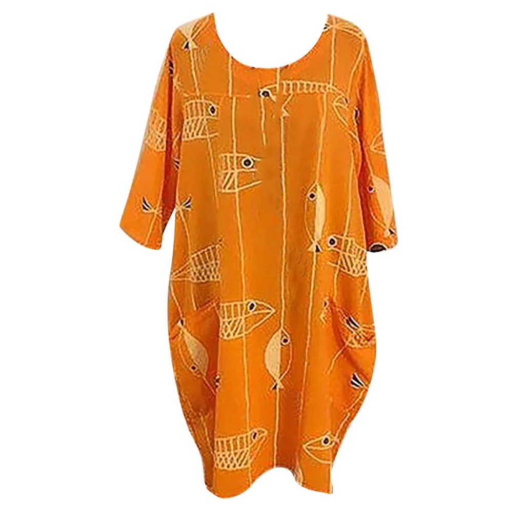 

FREE OSTRICH Women Shirts Round Neck Short Sleeve Print Large Size Loose Casual Pink Temperament Elegant Summer Blouse Shirts