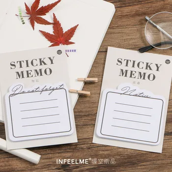 

30 Pages/Pack Simple To Do List Sticky Memo Pads Planner Writing Sticker Student Stationery Notepad Record Details