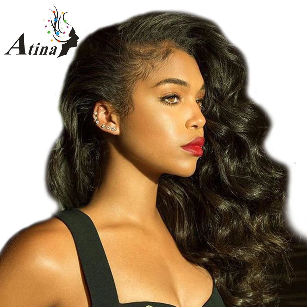 Malaysian Body Wave Pre Plucked 360 Lace Frontal Wig for Black Women ...