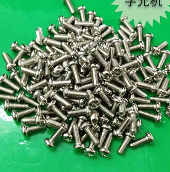 

Hardware accessories Nickel element machine round cross screw GB818 semicircle head machine screws M1.2*5