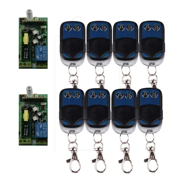 

AC85V 110V 220V 230V Wireless Remote Control light switch ON/OFF 1 Channal relay switch with 8PCS transmitter