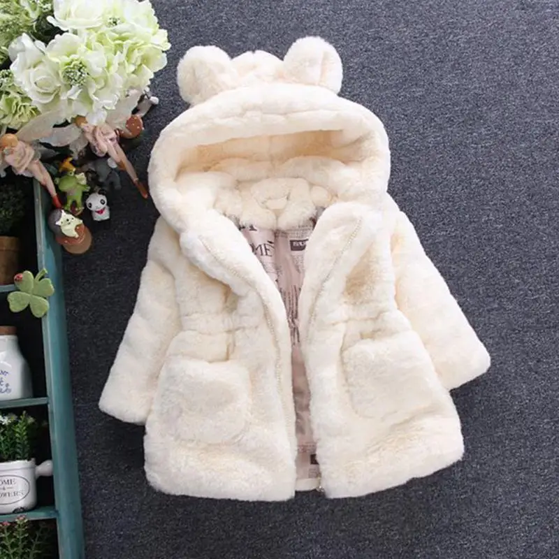 Buy New Baby Autumn Winter Girls Artificial fur Coat