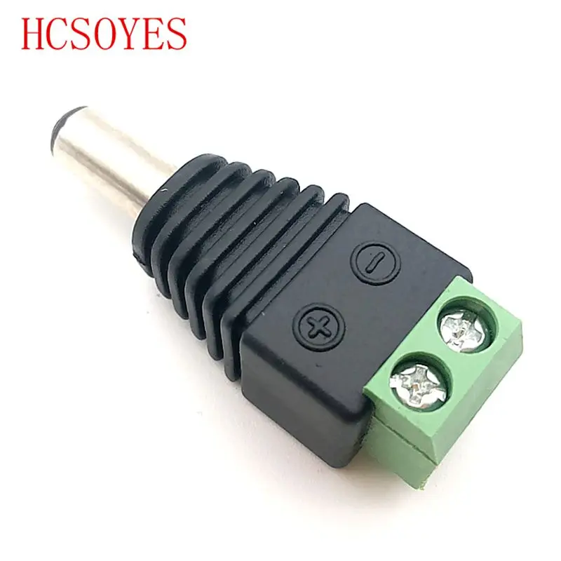 DC Мощность Женский штекер разъем адаптера LED для 3528 5050 5630 5730 видеонаблюдения IP