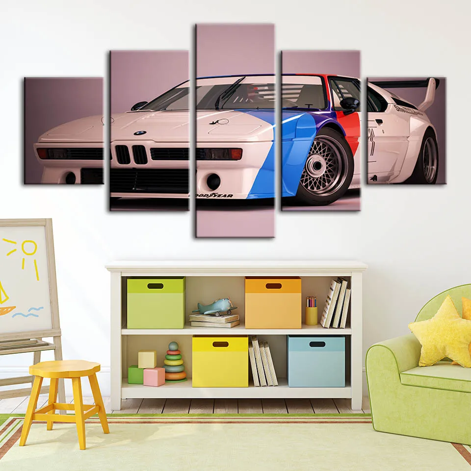 

Canvas Paintings Wall Art BMW M1 Sports Car HD Print Posters Home Decoration Modular Pictures For Living Room Artwork Framework