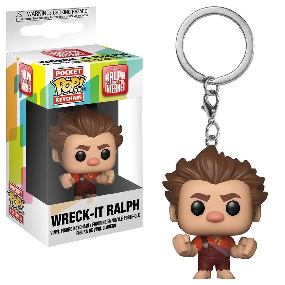 

POP New Style Wreck-It Ralph pocket pop keychain Action Figure Collectible Model Toys for Children Birthday Gift