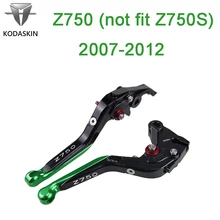 KODASKIN Складные Выдвижные тормозные рычаги сцепления для KAWASAKI Z750(не подходят Z750S) 2007-2012 рычаги ручки мотоцикла