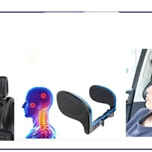 Универсальный Автомобильный интерьер u-образный хлопковый автомобильный боковой спальный подголовник подушка для шеи опоры сидений для 4 сезонов