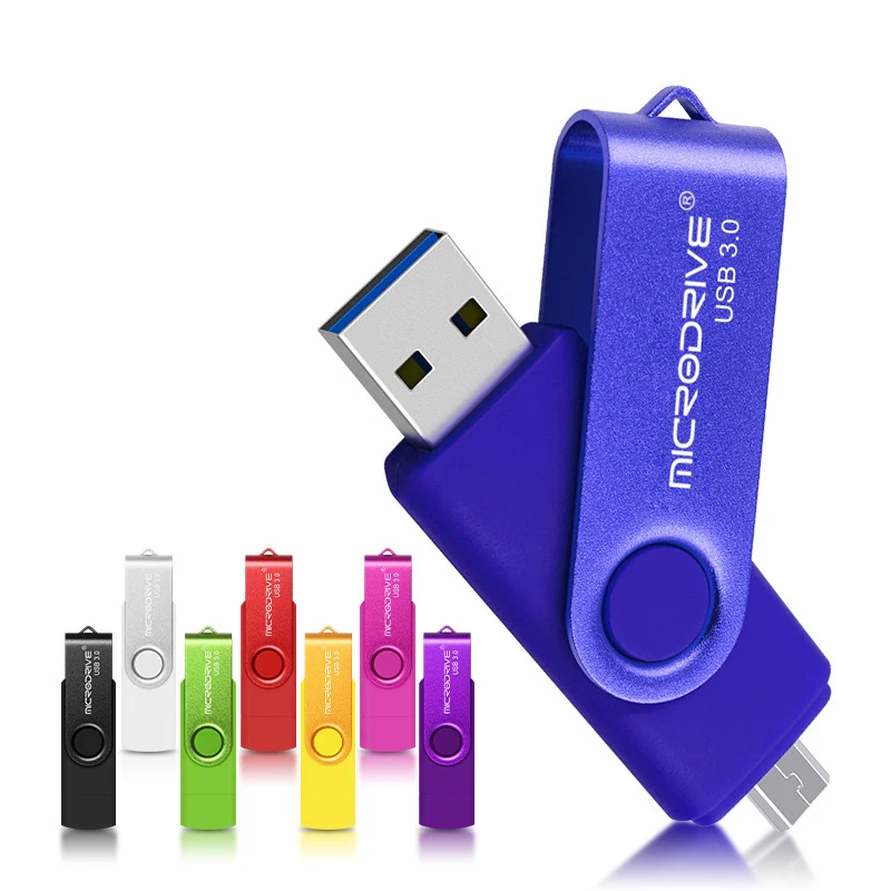 OTG USB флэш-накопитель cle usb otg u диск 32g для телефона Android ручка-накопитель флеш-накопитель USB 3,0 металлические устройства для хранения