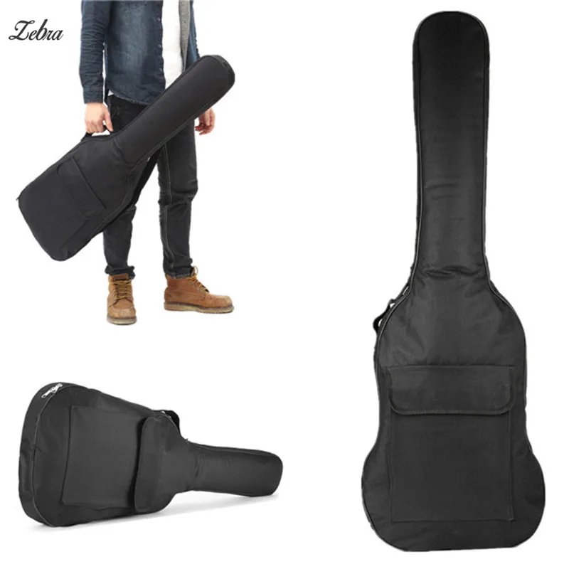 Zebra 102x34x5 см черные двойные ремни электрогитара Gig Bag Guitarra чехол футляр рюкзак для укулеле для Acessorios Musicais