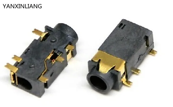 

20Pcs 3.5mm Female Audio Connector 6 Pin SMT SMD Headphone Jack Socket PJ-311D